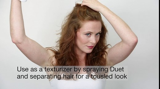 Calista Duet Prep and Post Multi-Use Non Aerosol Hairspray, Flexible Hold Volumizing Texture Spray for All Hair Types, 7.5 oz