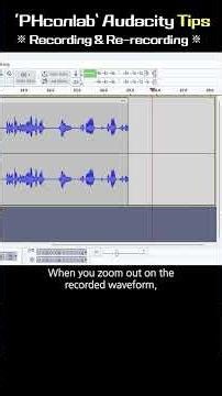 How to Mark Mistakes (NG) While Recording in Audacity #Audacity #Recording #ReRecording #NG