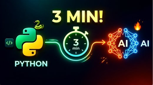 Python Explained in 3 Minutes: From Beginner to AI 🐍🔥