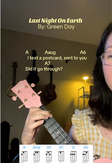 Last Night on Earth ukulele chords and lyrics - Green Day