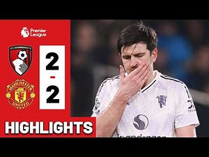 RED CARD! Bournemouth vs Manchester United 2-2 HIGHLIGHTS All Goals Premier League 25/26
