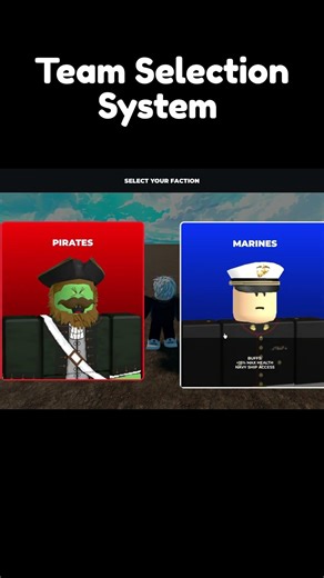 🚀 [ FREE ] Team Selection System Roblox Studio! #shorts #viral