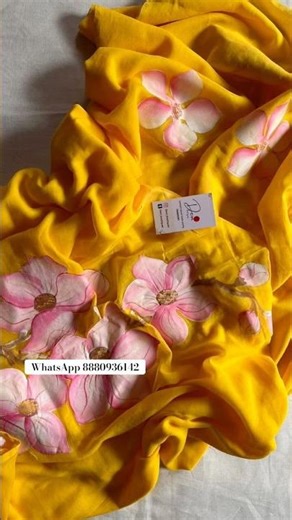 ₹699 Mul Cotton Hand-Painted Saree with Blouse Piece | Affordable Saree #mulcottonsaree #saree