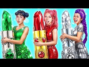 Kpop Demon Hunters: Emerald, Ruby and Diamond Huntrix Extreme Makeover
