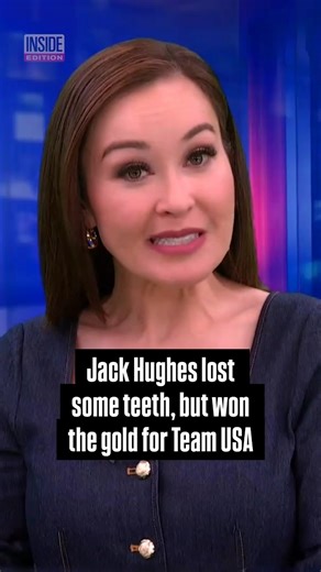 Team USA hockey star Jack Hughes scored the golden goal for Team USA, but without a few teeth. Our Alison Hall talked to Hughes’ oral surgeon about the accident and how he plans to restore his smile. Inside the locker room, Team USA’s gold medal moment turns memorable with a visit from FBI Director Kash Patel and a congratulatory call from President Donald Trump, eager to meet the champions. #TeamUSA #Hockey #JackHughes #Olympics | Inside Edition
