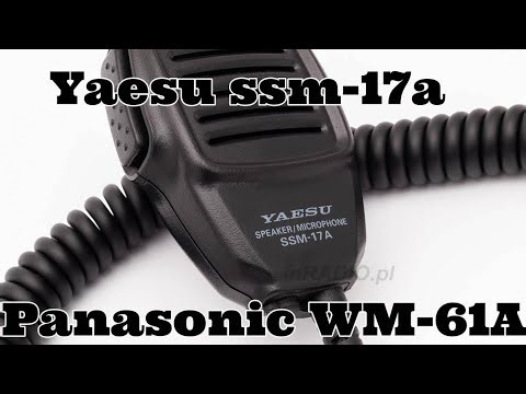 Yaesu SSM-17A Panasonic WM-61A TEST