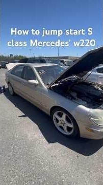 Mercedes Benz s430 How to jump start #w220 #mercedesbenz #techtip #carauction