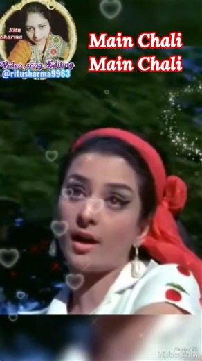 Main Chali Main Chali 🚴| Padosan| Lata & Asha Ji|R D Burman |Sunil Dutt & Saira Banu #Shorts #song
