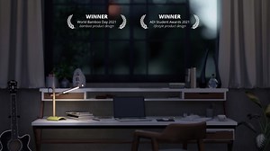 LEGATO | interactive bamboo table lamp - Ramanna Shrinivas