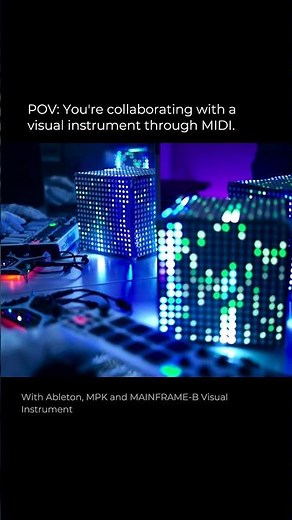 POV: You're collaborating with a visual instrument