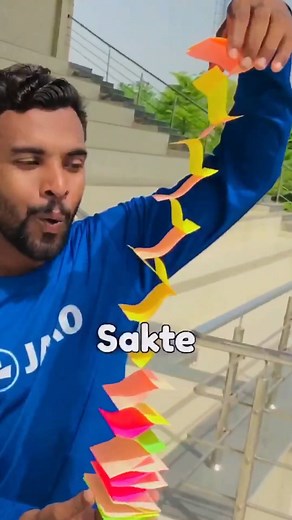 I_made_sticky_notes_waterfall #shorts | Mr Minko 3.0