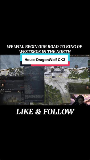 Announcing my first #crusaderkings3 series in the #gameofthrones mod where I begin an adventure on #dragonwolfgaming #ck3 #agot