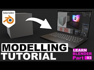 Blender tutorial for complete beginners - part 3 | #blendertutorial #blender3d #3dmodeling