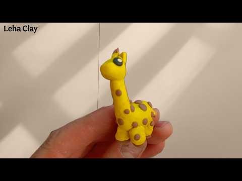 Plasticine Giraffe / How to Make a Plasticine Giraffe / Plasticine Giraffe