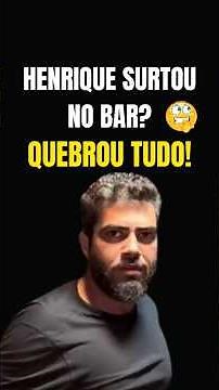 HENRIQUE AND JULIANO: HENRIQUE GOES CRAZY AND BREAKS EVERYTHING AT THE BAR!