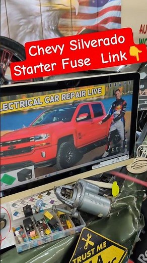 CHEVY Silverado 14-19⚒️ STARTER FUSE 👉#chevy #silverado #easy #help #diy #video #fix #fuse #starter