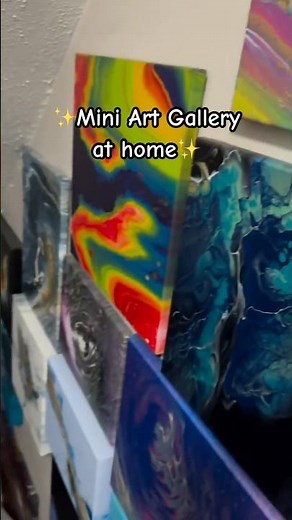 ✨ Need a damage-free way to hang artwork? I use Command Strips for every piece! #youtubeshortsvideo