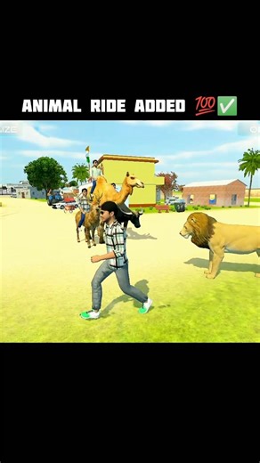 ANIMAL RIDE ADDED 💯✅ INDIAN VEHICLES SIMUTOR 3D GAME #indiantractor3d #youtubeshorts
