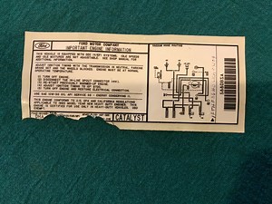 Emission sticker/label - Ford Truck Enthusiasts Forums