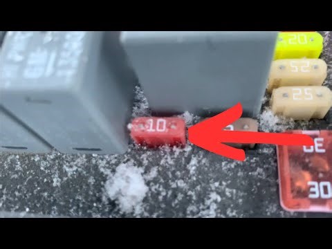 Engine Control Module Fuse 10A Location Chevrolet Equinox 2010-2017