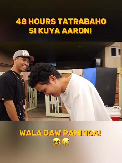 Naka duty si kuya Aaron 48 hours! HAHAHAHAHAHAHA | Team Payaman Updates