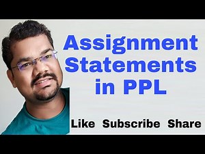 Assignment Statements | PPL | Sebesta | Expressions and Assignment Statements