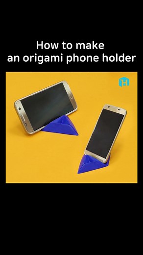 10K views · 19 reactions | How to make an origami phone holder | ShareHows | Facebook