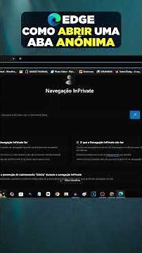 How to open an incognito tab in the Microsoft Edge browser.