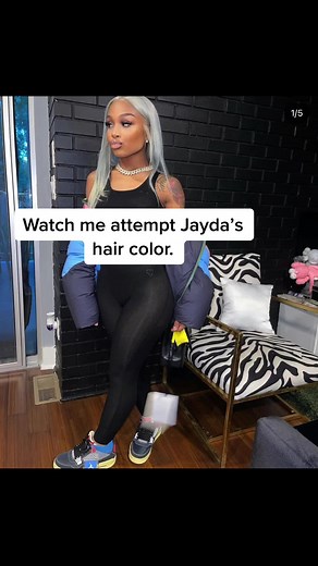 Attempting Jayda Cheaves Hair Color with Adore Platinum and Titanium