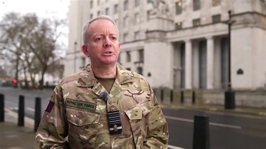 UK's chief of defence staff on deployments to the Middle East and UK's preparedness
