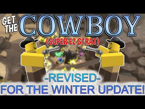OUTDATED - How to beat BADLANDS on FALLEN and get the COWBOY... AGAIN!! Tower Defense Simulator