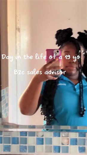 Day in the life of a B2C sales Advisor 💙💙 #worklife #jamaicantiktok🇯🇲viral #dayinmylife #viral_video #dreams