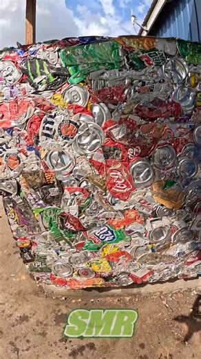 SMR Simmons metal Recycling on Instagram: "Uncut Can Baling #alumunium #pop #soda #beer #recycle #recycling #scrapyard #scrapmetal #baler #asmr"