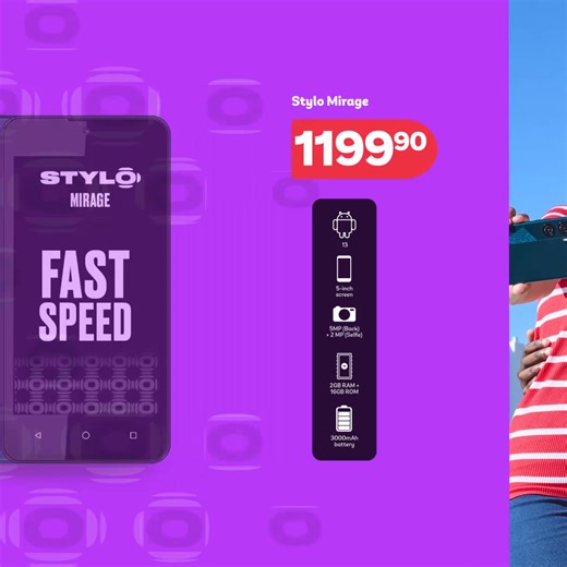 5.7K views · 32 reactions | Treat yourself to real specs. There’s no wrong choice with Stylo. 磊 Value in every option, exclusive to PEP. Stylo Rain K799,90 each Stylo Mirage K1199,90 each Stylo Quantum K2699,90 each ⭐ See more on our website here: https://brnw.ch/21wVW13 #MyPEPfinds #YourStyleYourStylo #smartphone #choices #value #budgetphones #PEPAfrica #ExclusivetoPEP | Pep Zambia | Facebook