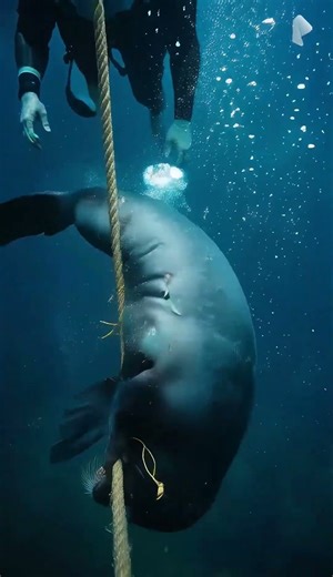 Seal Trapped in Rope Underwater 🦭😢 | Diver Saves Its Life