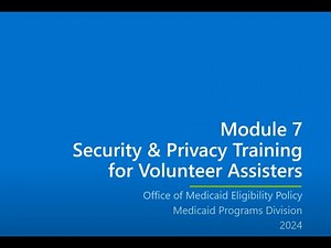 Module 7: Washington Healthplanfinder Annual Security Training