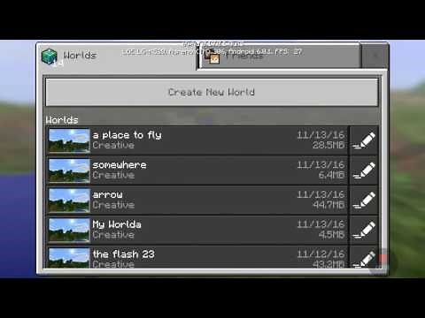 Minecraft pe 0.17.0..HOW TO FLY WITH ELYTRA WINGS!!!!! IN CREATIVE MODE!!!