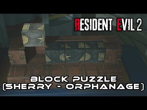 Resident Evil 2 (RE2) Remake I Block Puzzle Solution (Sherry - Orphanage)