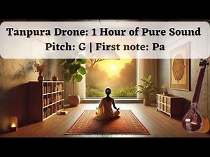 1 Hour G Tanpura Drone pa – Ultimate Soundscape for Music Practice & Meditation
