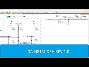 BOARDVIEW & SCHEMATIC | GA-H81M-D3H REV 1.0 |