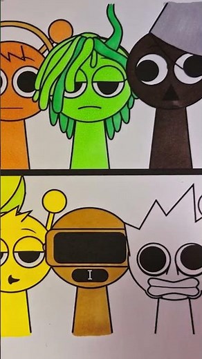 Incredibox Sprunki New Coloring Pages🎨 | How to Color Incredibox Sprunki