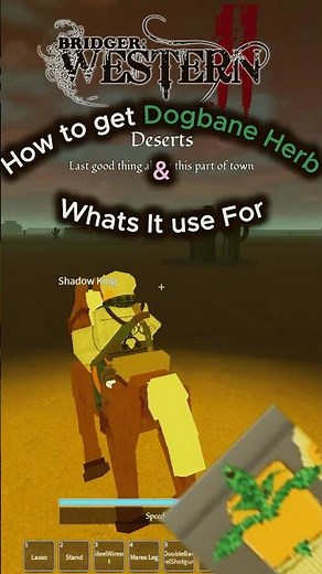 How To Get & use (Dogbane Herb) bridger: WESTERN