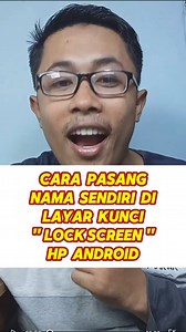 1.1M views · 7.3K reactions | Cara Pasang Nama Pada Layar Lockscreen HP Android @sorotan #fyp #viral #trending #videoviral #tutorial #tips #trik #android #aplikasi #teknologi #edukasi #update #terbaru #caramudah #carauntuk #fbpro #reel #monetisasi #kejora #jangkauanluas | Andi Septiawan Putra | Facebook