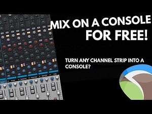 Console Style Mixing For Free! SSL 360 NO HARDWARE NEEDED
