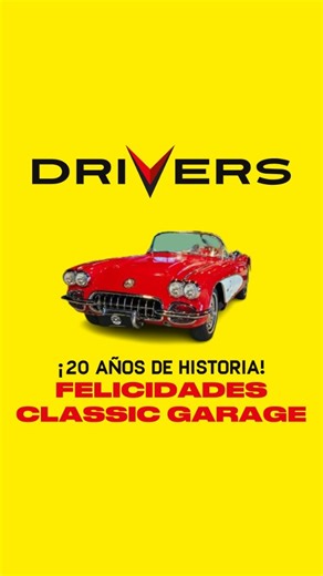 19 reactions · 4 comments | Desde Drivers felicitamos a Classic Garage por su Aniversario N° 20. #drivers #driversecuador #classiccars #ecuador | Drivers EC | Facebook