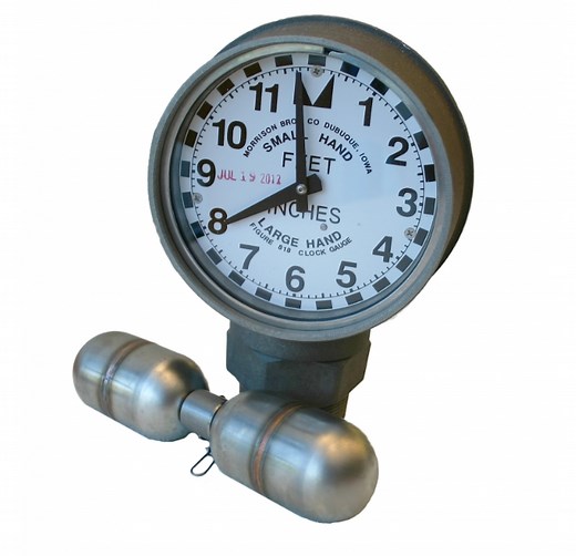 Morrison Bros 818 Clock Gauge - National Petroleum Equipment