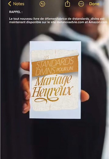 Ce ne sont pas toujours les grandes fautes qui détruisent un mariage. Souvent, ce sont quatre attitudes, presque invisibles, qui abîment en silence : La critique. Le mépris. La défensive. Le silence. Ces réactions deviennent un poison lent. Mais elles peuvent être remplacées. La critique peut devenir une expression de besoin : « J’aimerais que tu sois plus présent(e) avec moi. » Le mépris peut laisser place à la valorisation : « J’admire ta façon de gérer les imprévus. » La défensive peut deveni