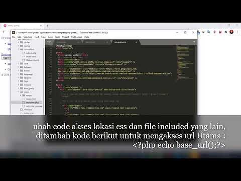 Memperbaiki CSS Template Bootstrap tidak tampil di Codeigniter