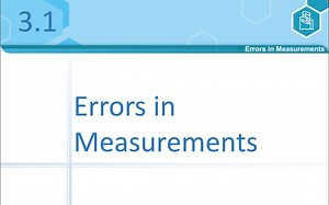 S2A 3.1 Errors in Measurement 測量中的誤差 [絕對誤差 最大絕對誤差 absolute error/maximum a. e.]