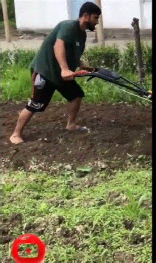 Powerful Mini Tractor in Action – Field Plowing #minitractor